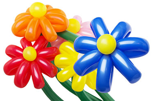 Ballondekoration mit Herz