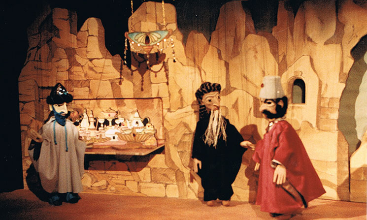 Marionettenspiel Kalif Storch