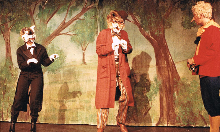Pinocchio mit Fuchs und Kater Pinocchio Kindermusical